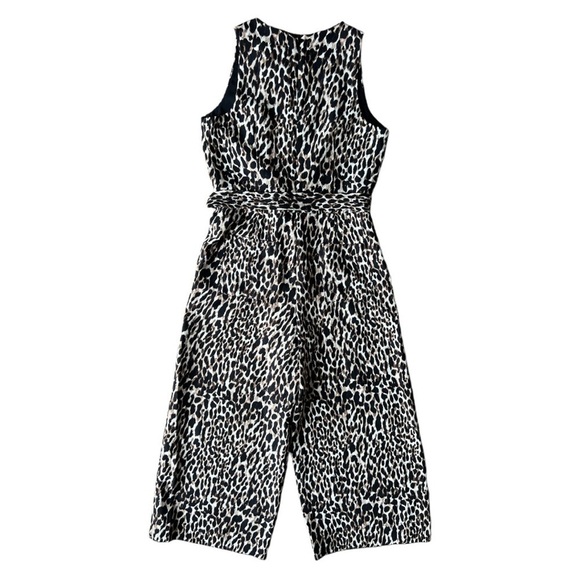 NWT Banana Republic Women’s Leopard Print Crop Wide Leg Sleeveless Jumpsuit, 2 - Picture 3 of 13